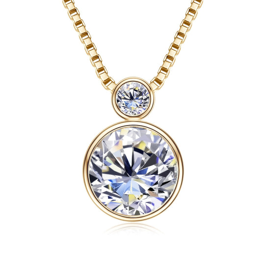 Elegant Moissanite Pendant Necklace