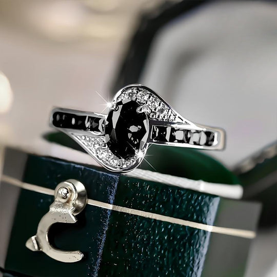 Black Infinity Ring