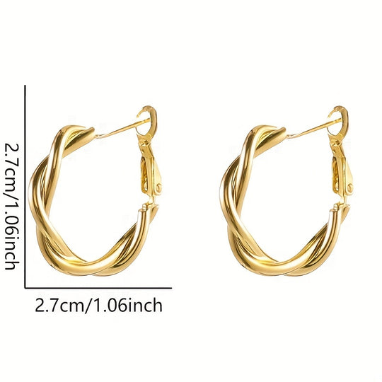 Simple Twist Earrings