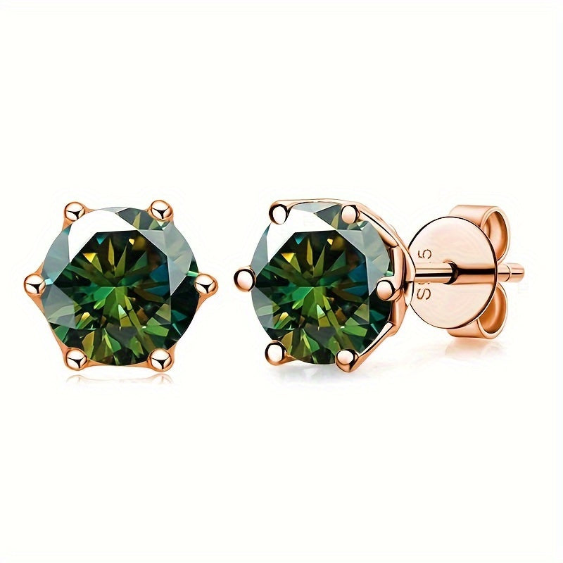 Versatile Moissanite Stud Earrings