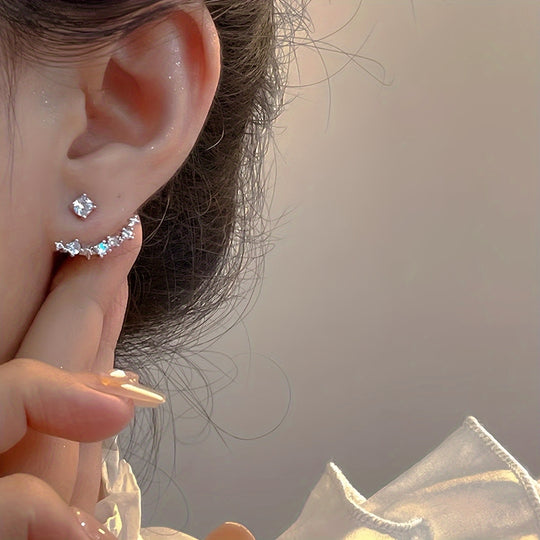Elegant French Vintage-Inspired Stud Earrings