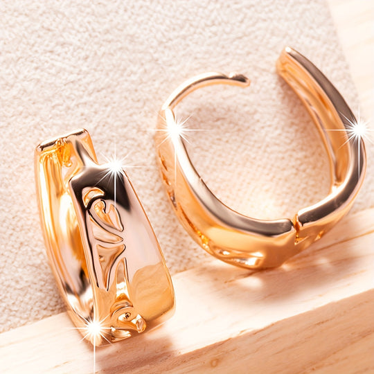 Hollow Hoop Earrings