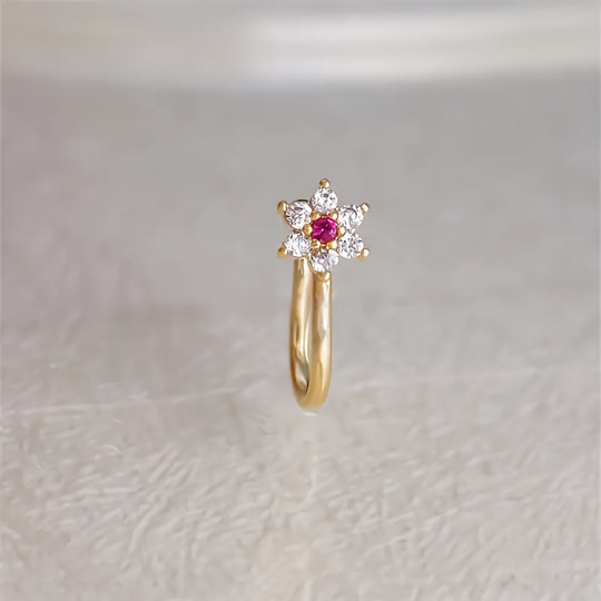 Adjustable U-Shaped Floral Nose Clip