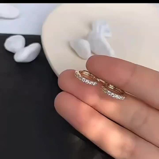 Simple Style Hoop Earrings