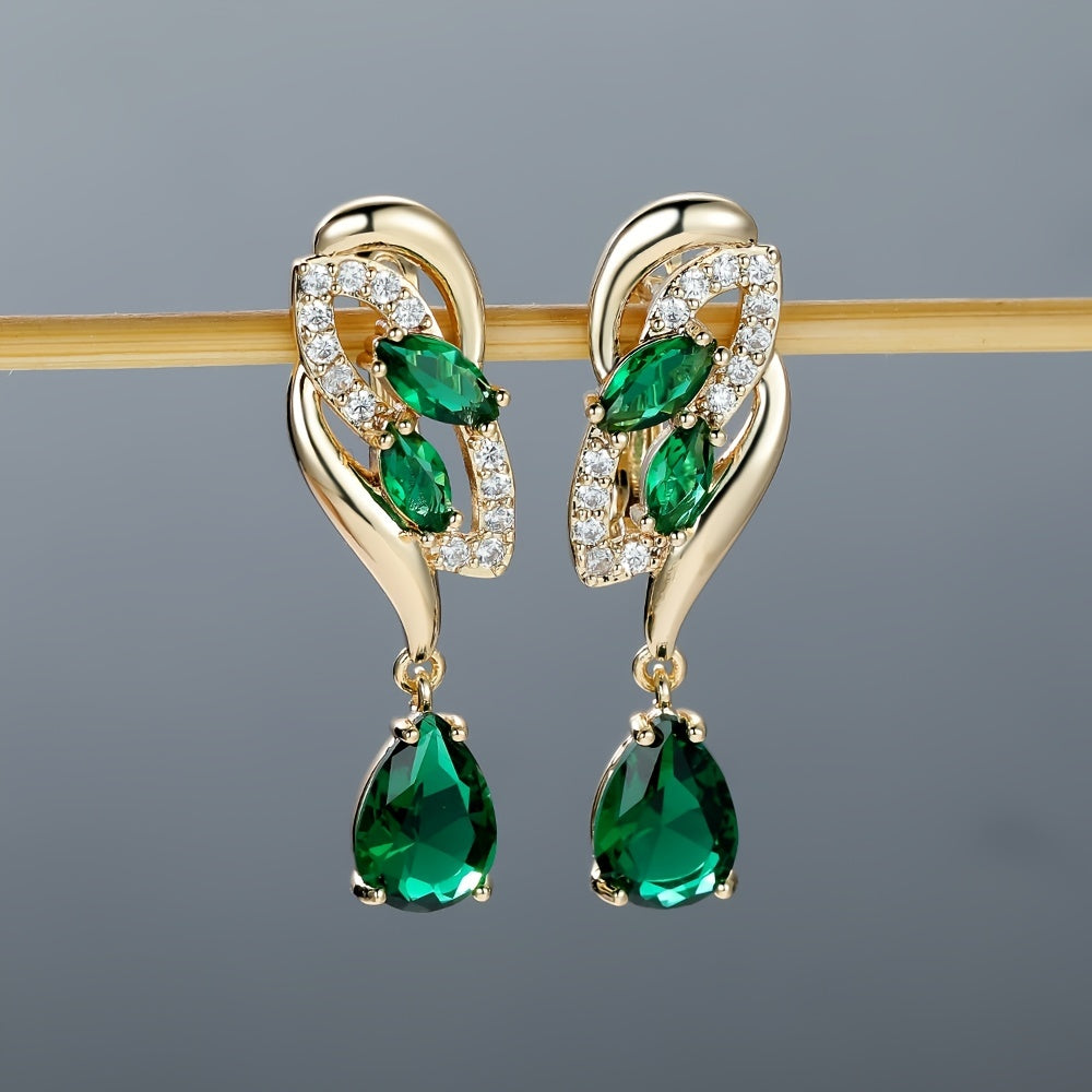 Vibrant Flower Dangle Earrings