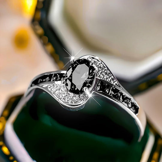 Black Infinity Ring