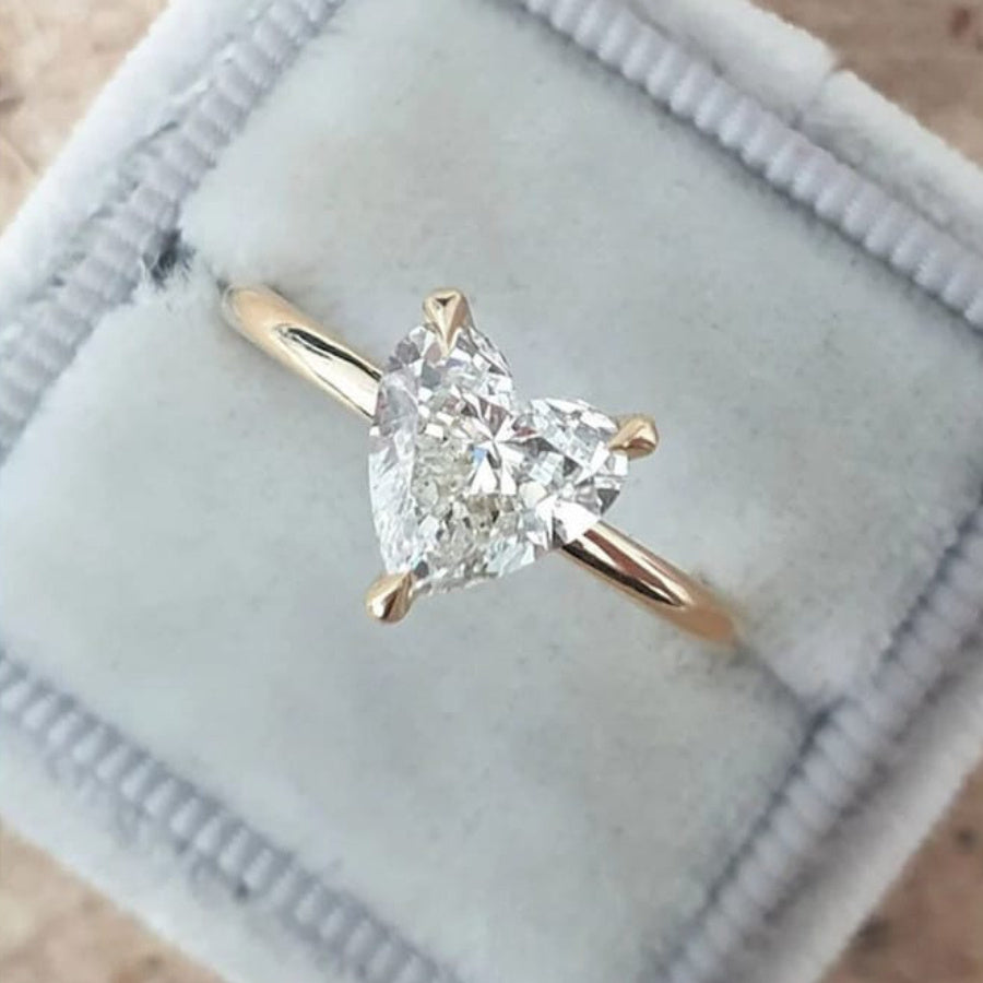 Minimalist Heart Ring