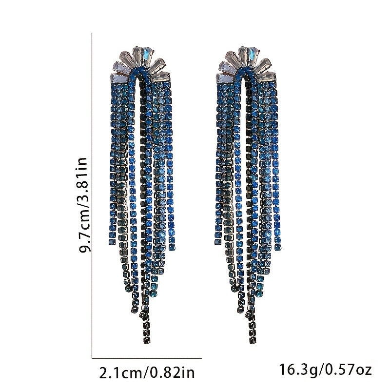 Luxurious & Elegant U-shaped Tassel Earrings