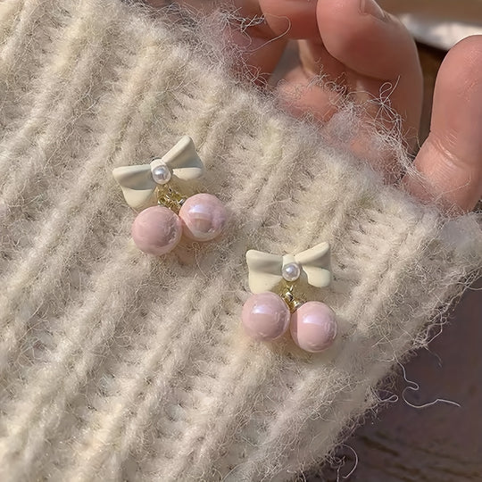 Design Artificial Pearl Drop Earrings