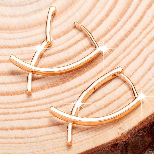 Chic Elegant Hoop Earrings