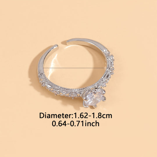 Elegant Luxury Synthetic Zirconia  Earrings