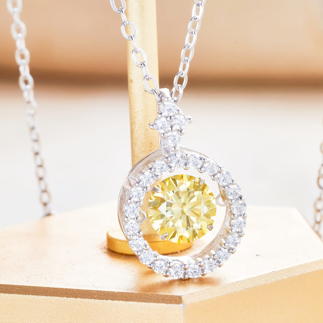 Moissanite Clavicle Chain Necklace