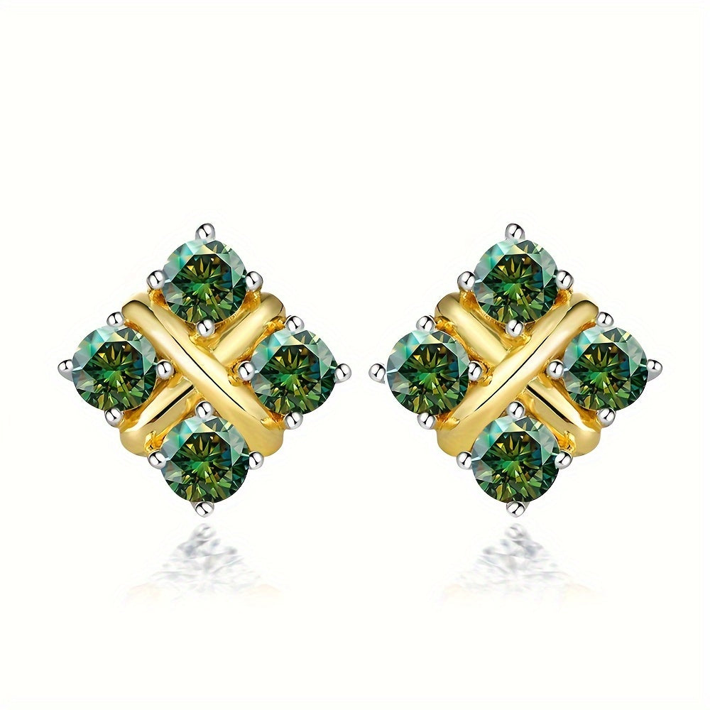 Elegant and Luxurious Moissanite Earrings