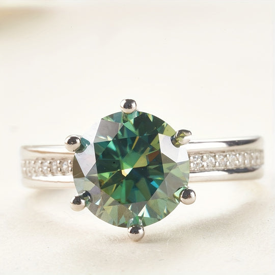 Moissanite Promise Ring