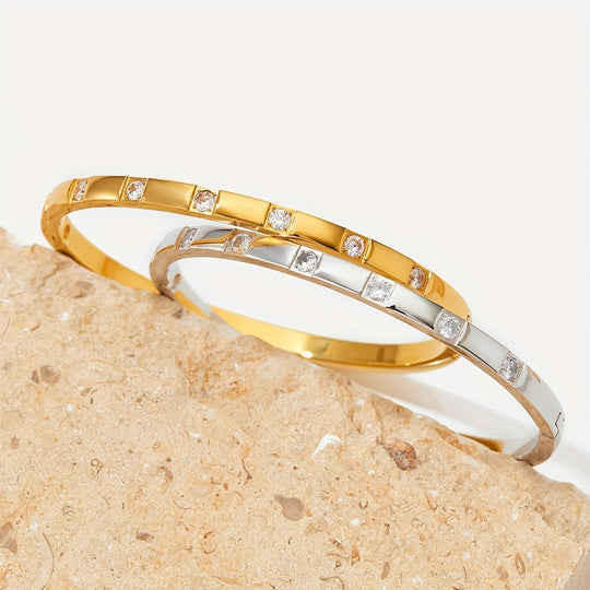 Simple Cubic Zirconia Bracelet