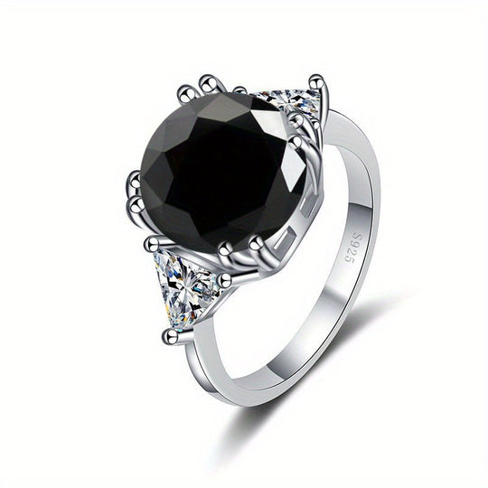 Gemstone Moissanite Engagement Ring