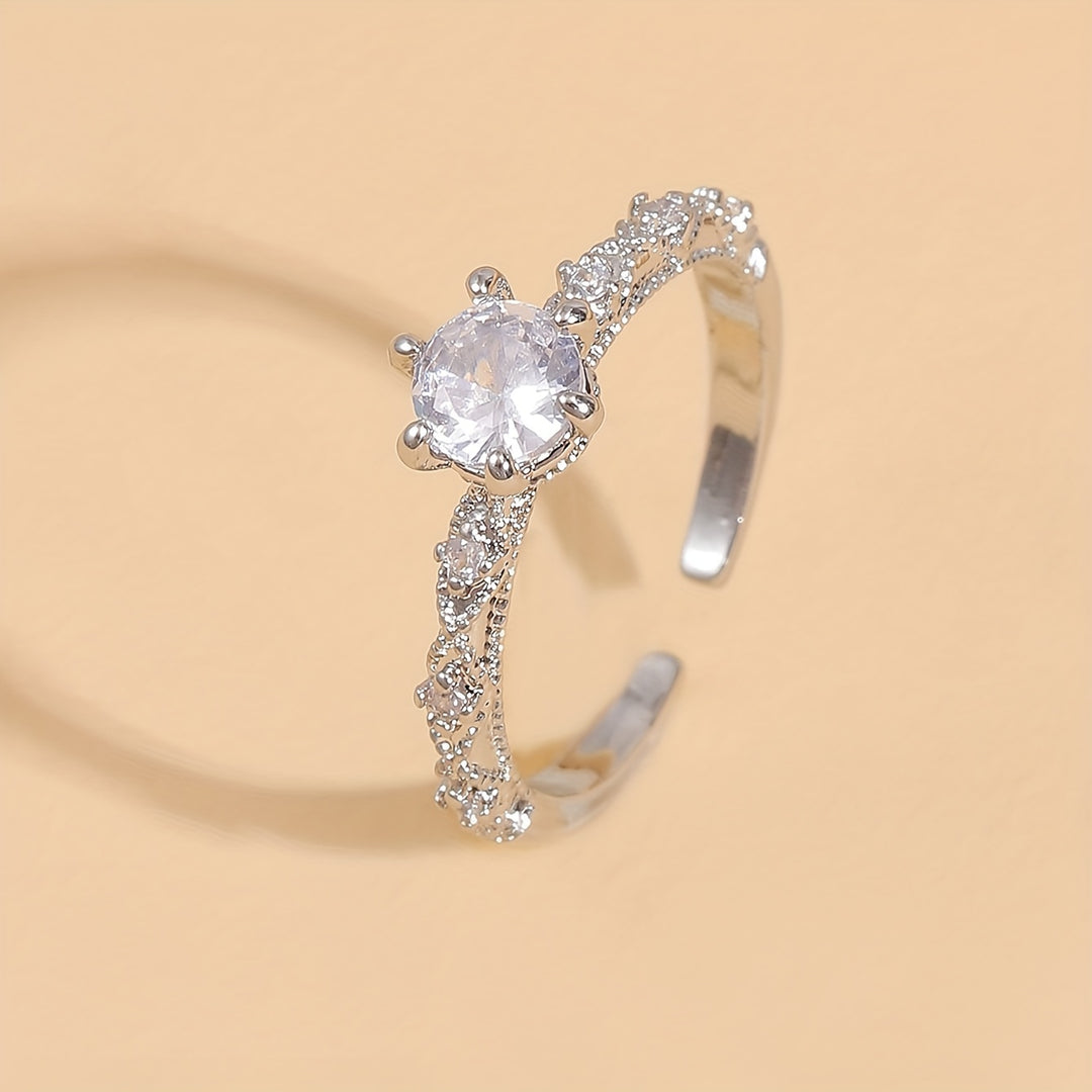 Elegant Luxury Synthetic Zirconia  Earrings