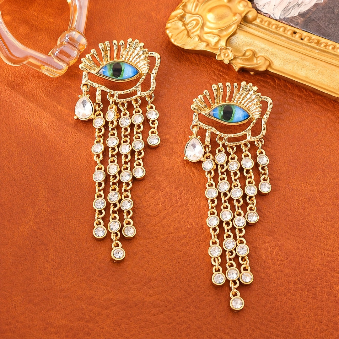 Bohemian Eye Dangle Earrings