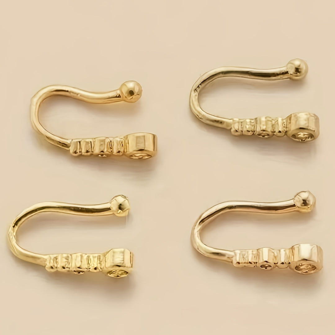 U-Shaped No-Piercing Nose Ring