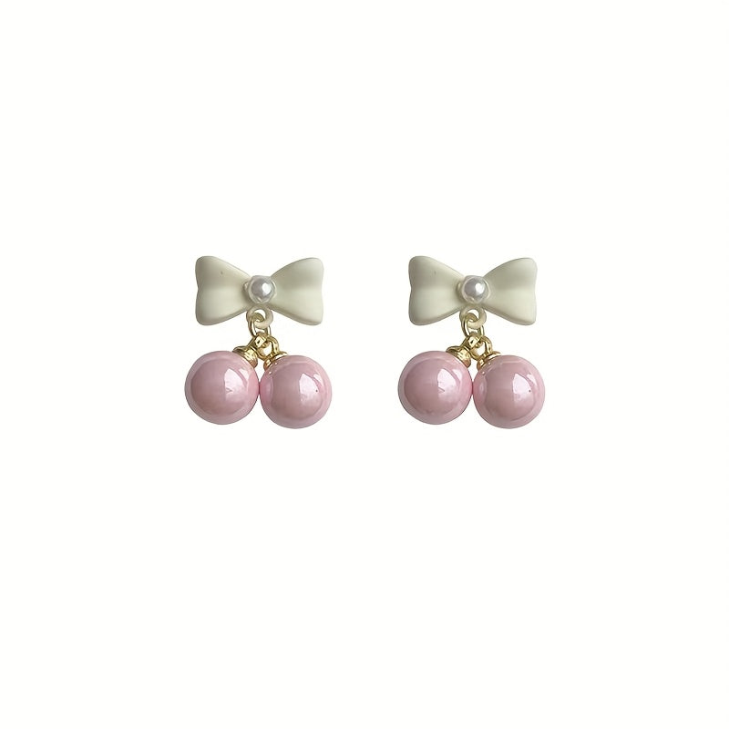 Design Artificial Pearl Drop Earrings