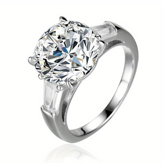 Multi-Color Moissanite Ring