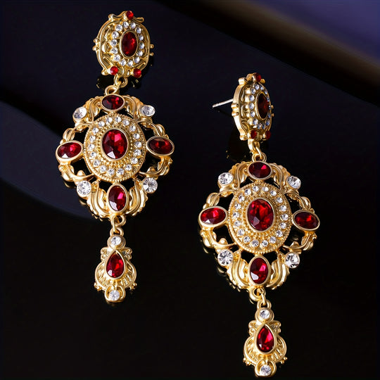 Elegant Vintage Palace Drop Earrings