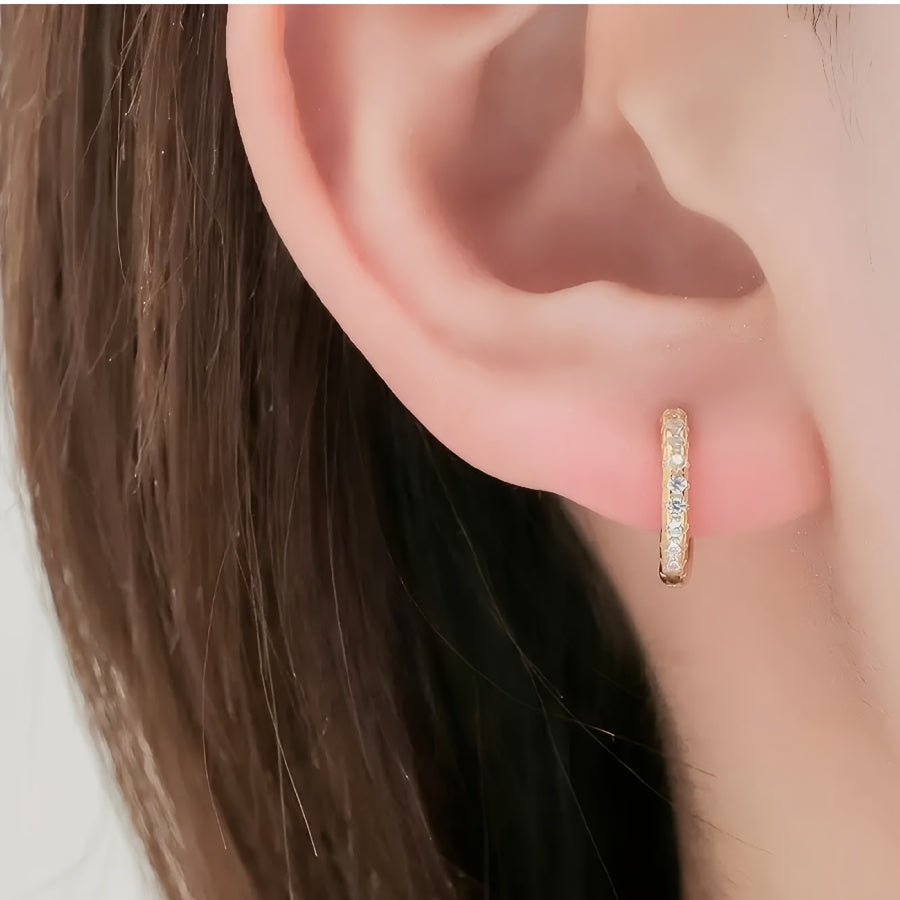 Simple Style Hoop Earrings