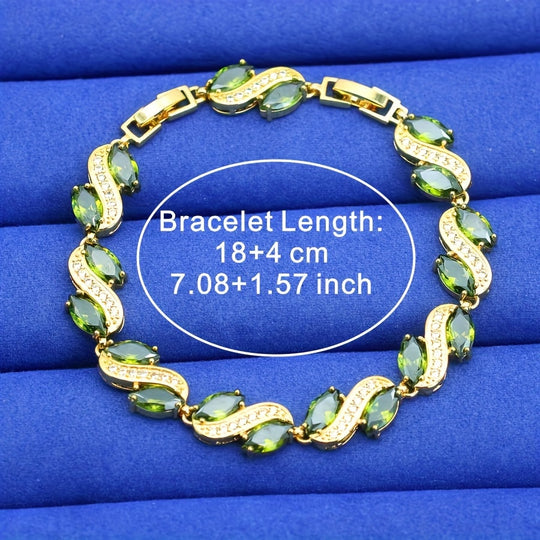 Stylish Retro Zirconia Jewelry Set