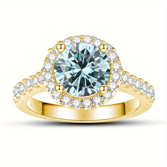 Luxury Moissanite Engagement Ring