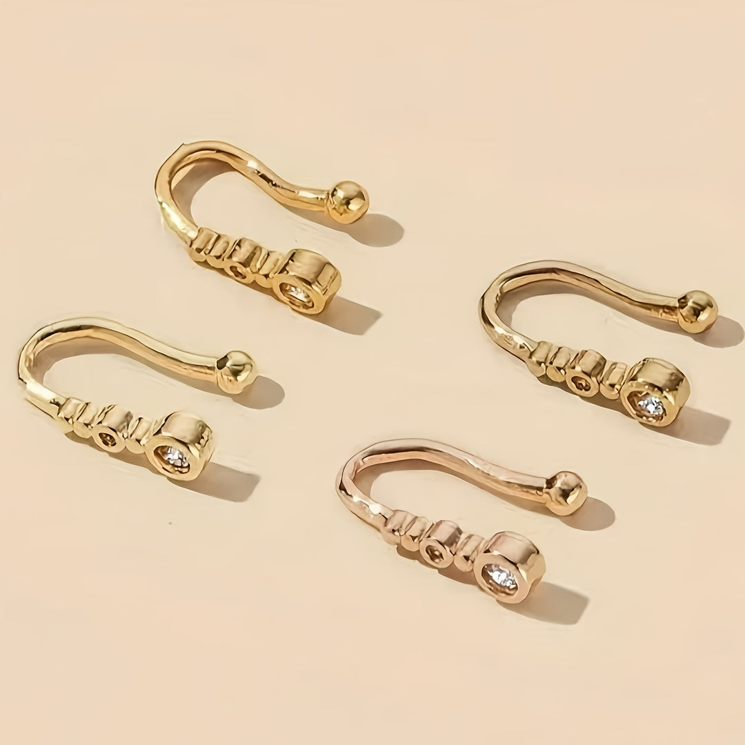U-Shaped No-Piercing Nose Ring