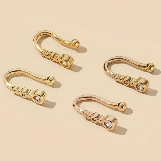 U-Shaped No-Piercing Nose Ring