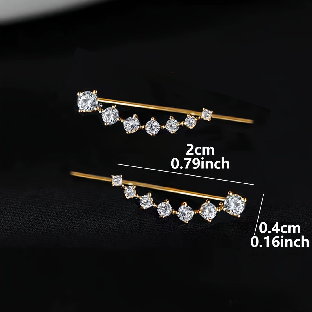 Elegant Rhinestone Earrings