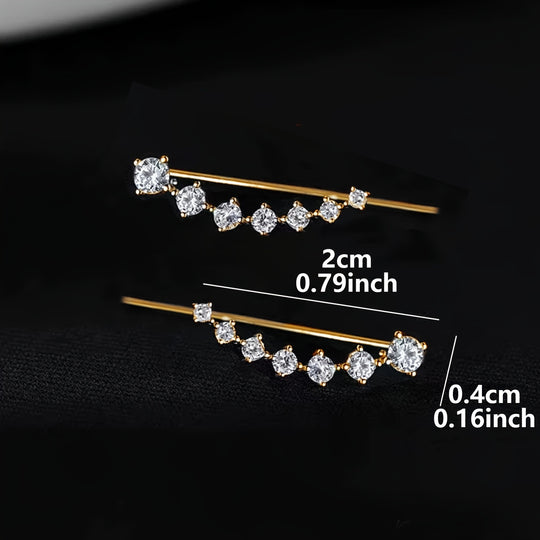 Elegant Rhinestone Earrings