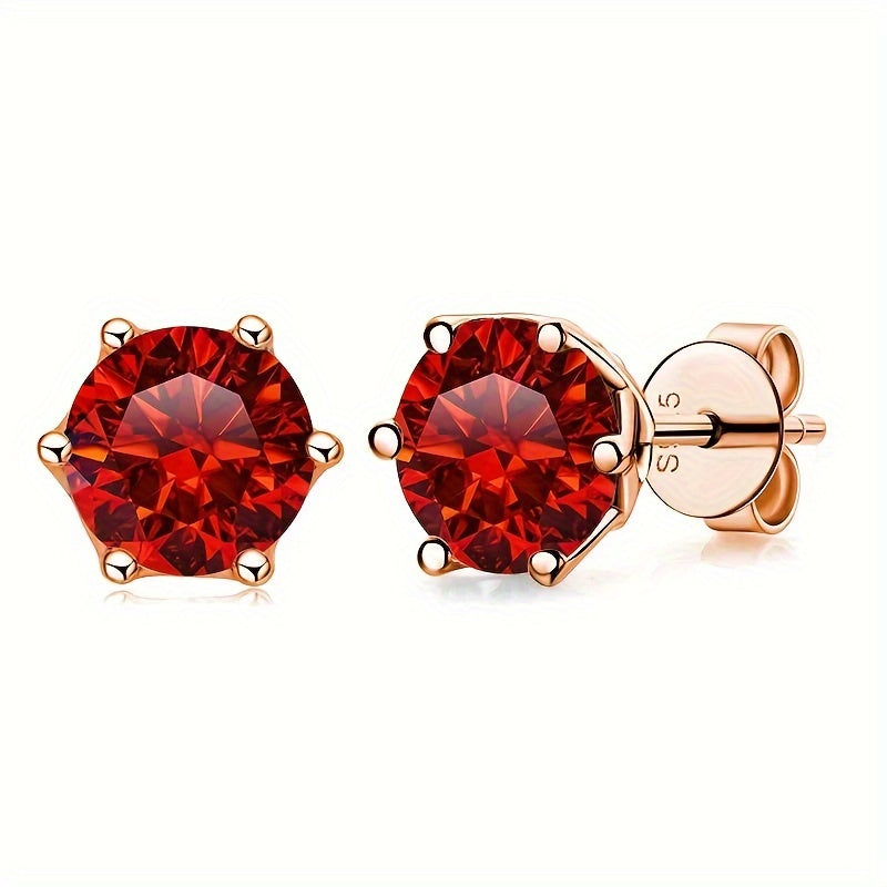 Versatile Moissanite Stud Earrings