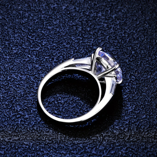 Multi-Color Moissanite Ring