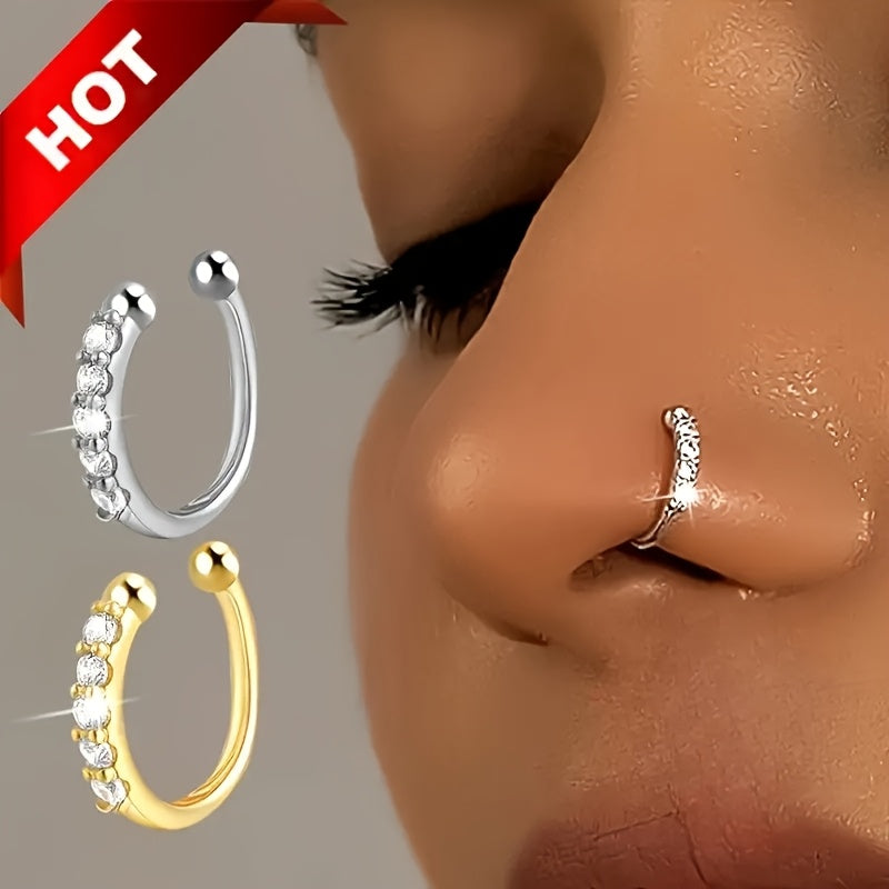 Fashionable Non-perforated Nose Ring