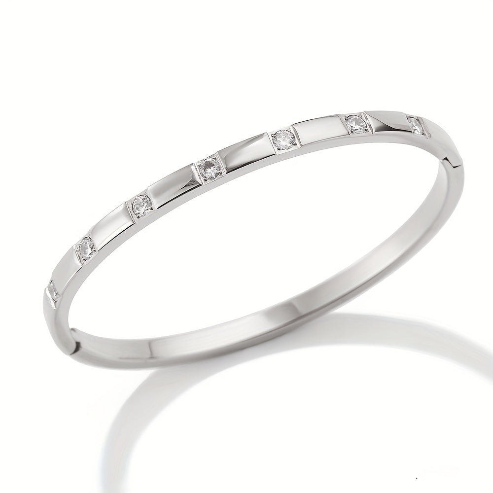 Simple Cubic Zirconia Bracelet