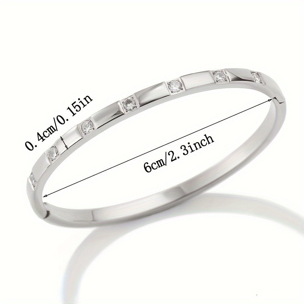 Simple Cubic Zirconia Bracelet