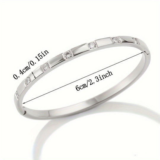 Simple Cubic Zirconia Bracelet