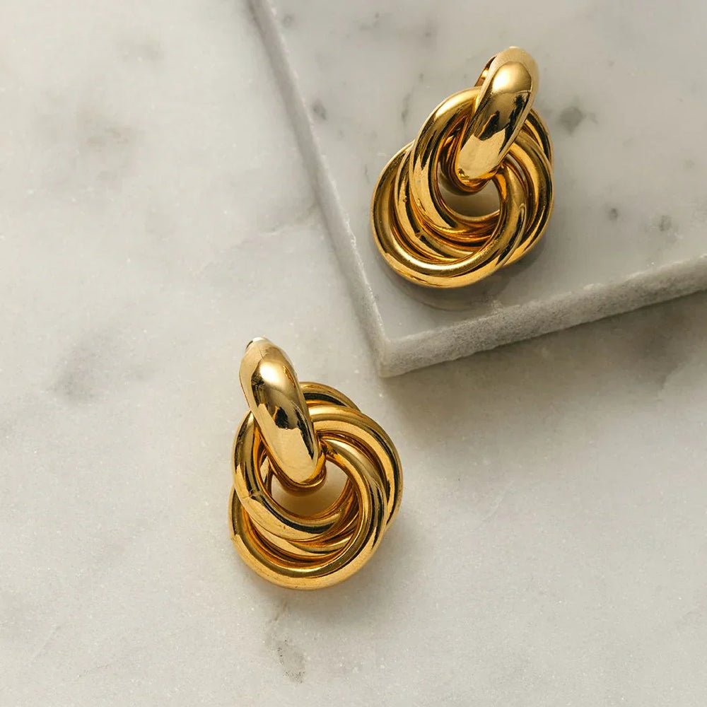 Statement Interlocking Earrings