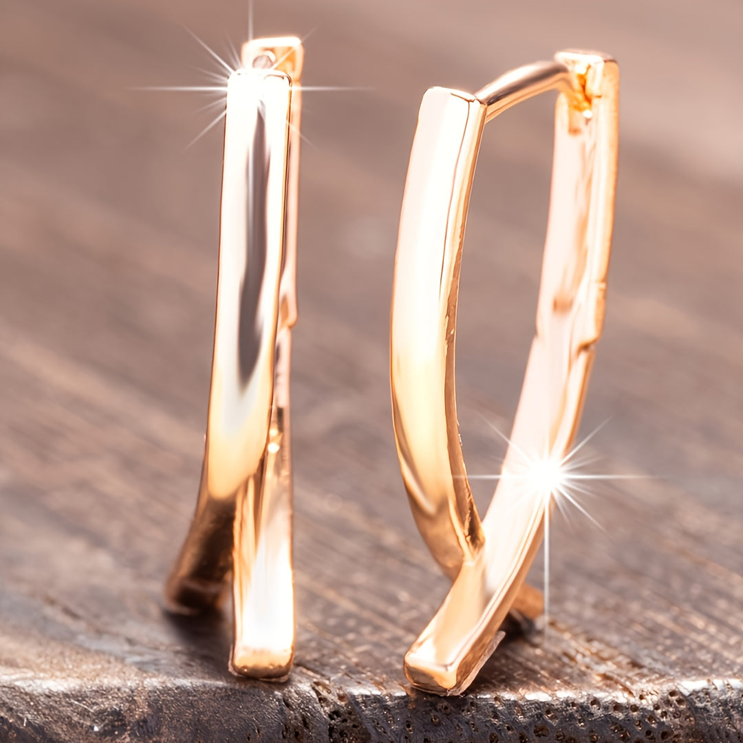 Chic Elegant Hoop Earrings