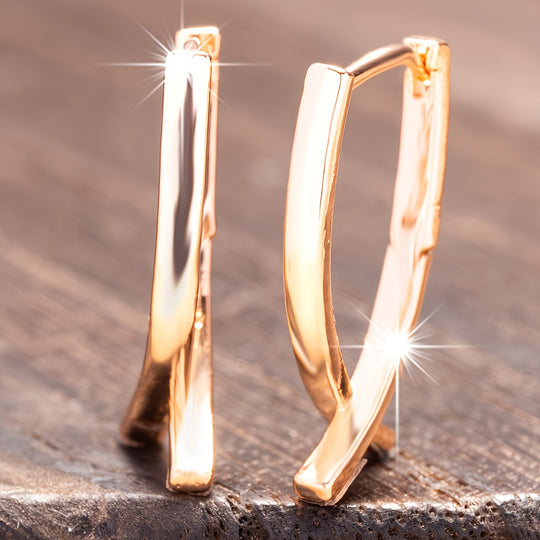 Chic Elegant Hoop Earrings