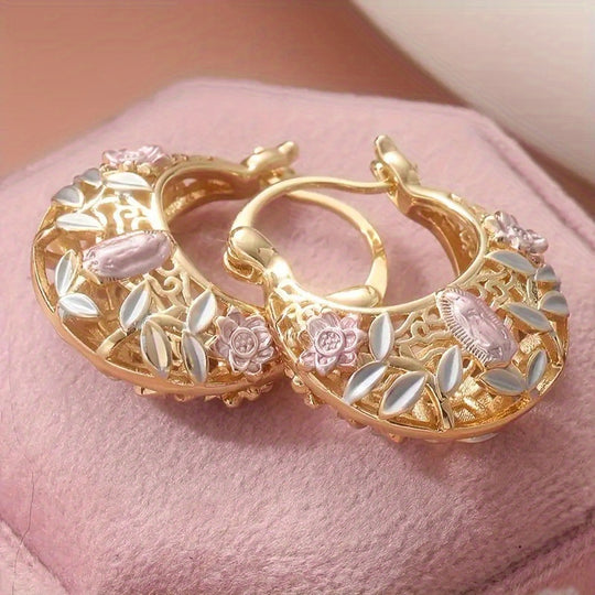 Vintage Boho KC Golden Hoop Earrings