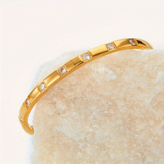 Simple Cubic Zirconia Bracelet