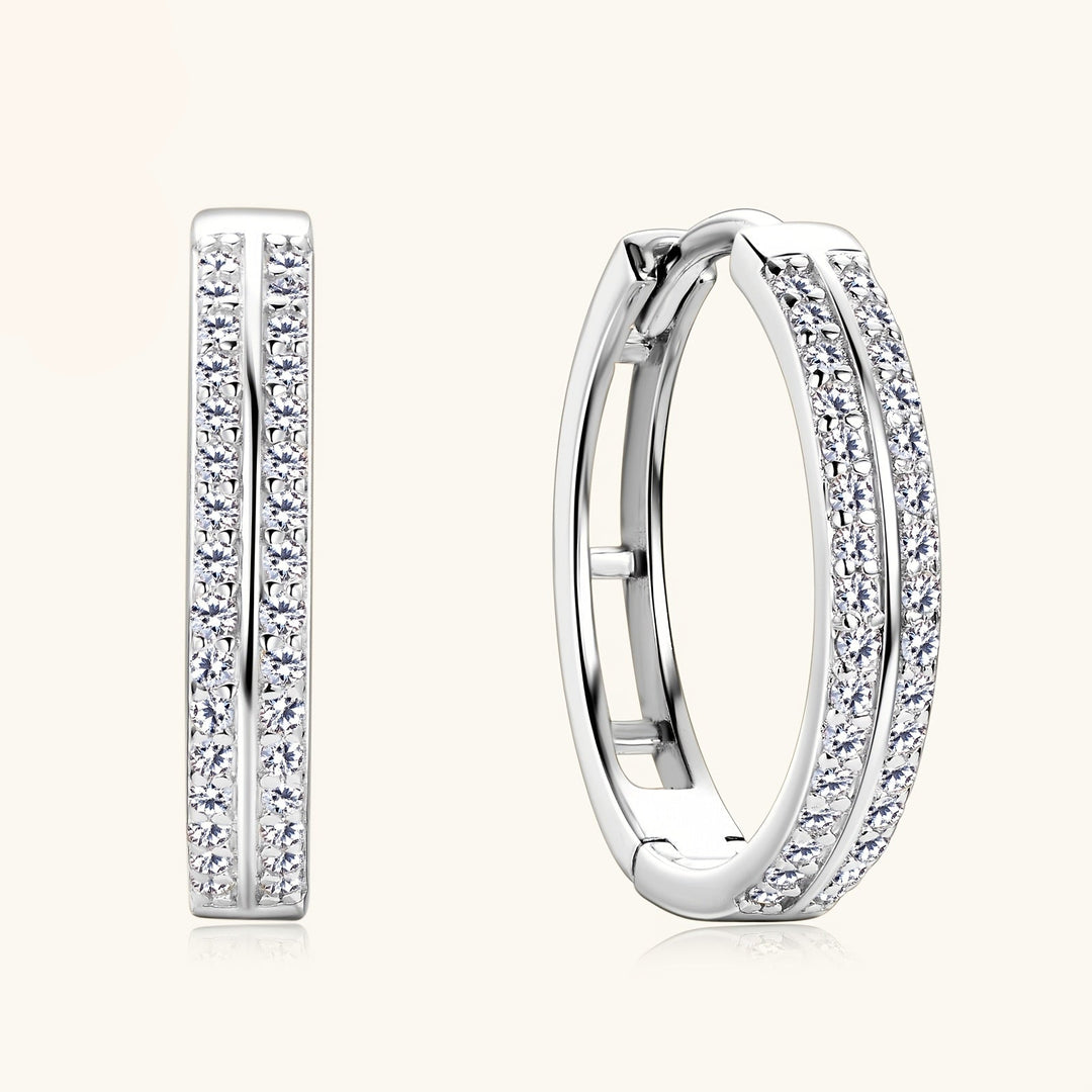 Elegant Silver Hoop Earrings
