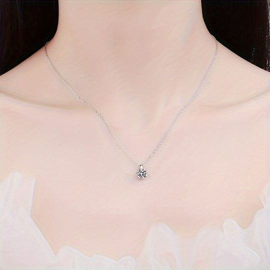 Elegant Multi-Color Moissanite Necklace
