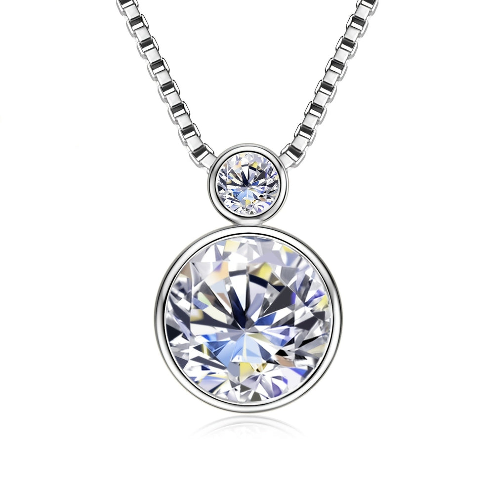 Elegant Moissanite Pendant Necklace