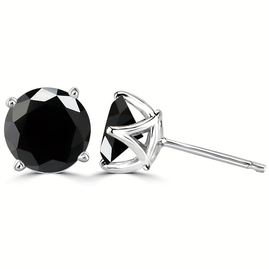 Genuine Moissanite Stud Earrings