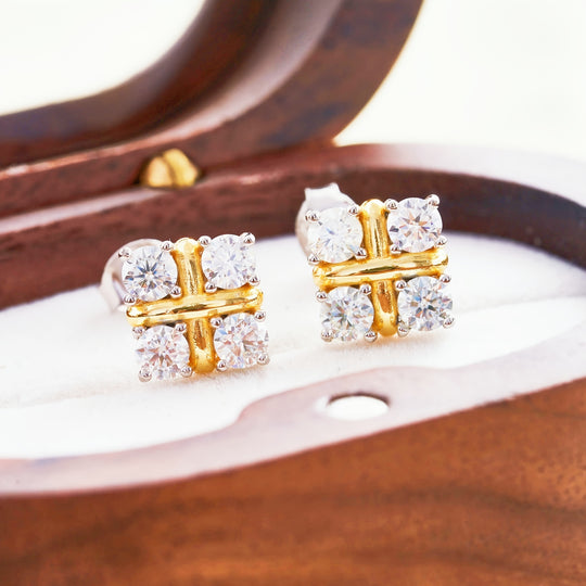 Elegant and Luxurious Moissanite Earrings