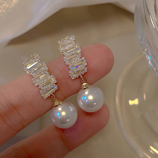 Elegant Geometric Drop Earrings for Women